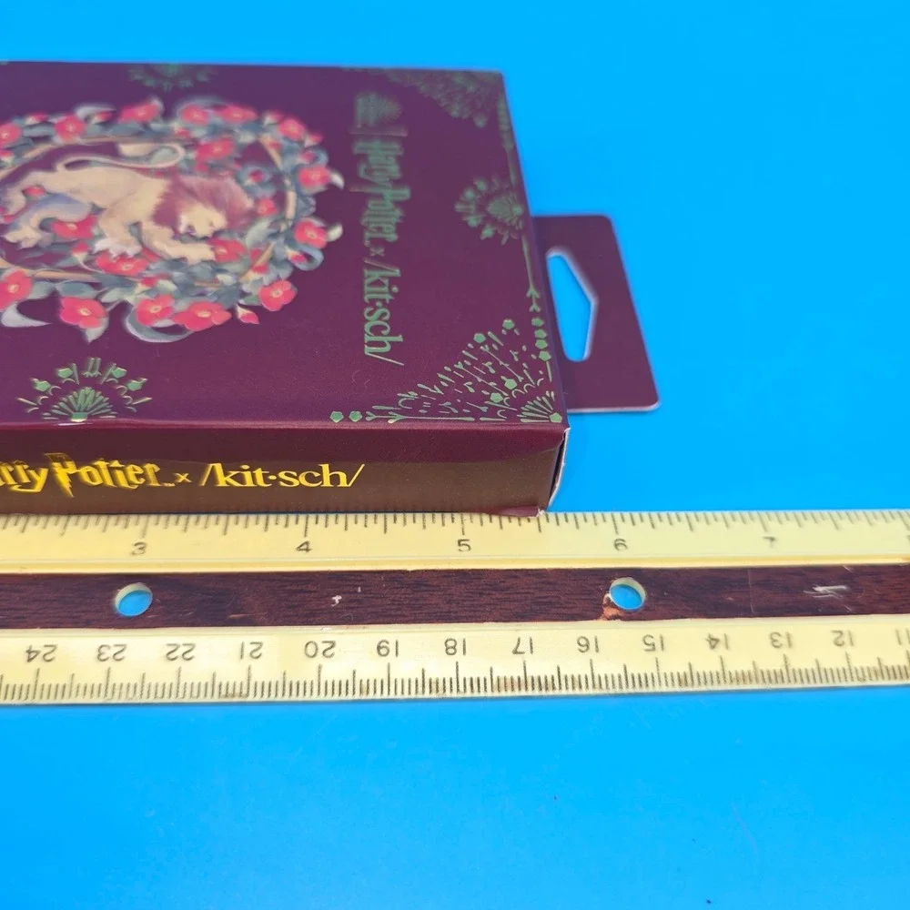Harry Potter x Kitsch‎ Gryffindor Satin Pillowcase Standard Size Red Gold Lion
